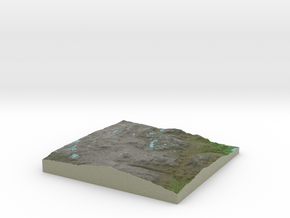 Terrafab generated model Fri Apr 21 2017 21:42:55  in Full Color Sandstone