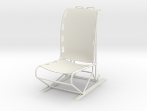 1.4 LAMA PILOT SEAT SINGLE in White Natural Versatile Plastic