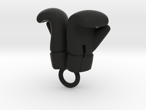 Champs Gloves Pendant in Black Natural Versatile Plastic