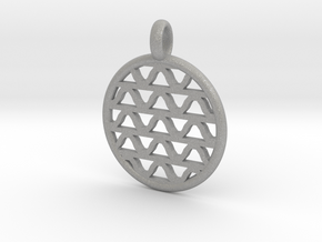 DRAW pendant - waves A in Aluminum