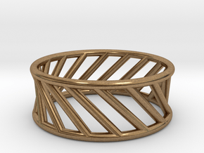Hyperboloid Ring in Natural Brass: 12 / 66.5