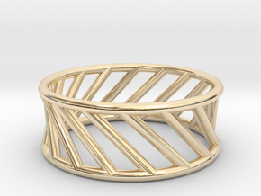 Hyperboloid Ring in 14K Yellow Gold: 12 / 66.5
