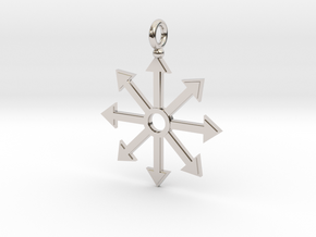 Chaos star pendant in Platinum