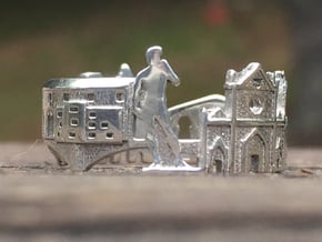 Florence Skyline - Cityscape Ring in Polished Silver: 9 / 59