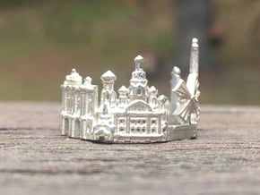 Sankt Petersburg Skyline - Cityscape Ring in Polished Silver: 9 / 59