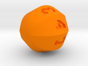 Basketball D8 in Orange Processed Versatile Plastic