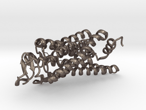 Rhodopsin Protein in Polished Bronzed Silver Steel