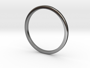 Engagement Ring Inlay 15.75mm in Polished Silver
