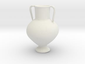 Printle Thing Classic Vase - 1/24 in White Natural Versatile Plastic
