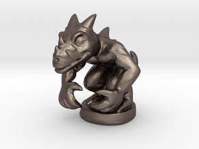 Kobold Grunt (Chthonic Souls Edition) in Polished Bronzed Silver Steel