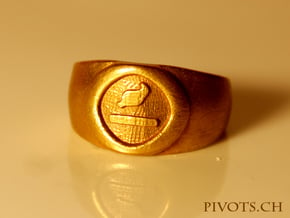 4 Elements - Earth Ring in Natural Bronze