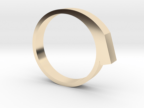 Staccato Ring in 14k Gold Plated Brass: 6 / 51.5