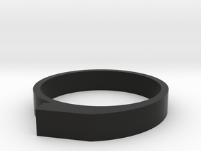 Staccato Ring in Black Natural Versatile Plastic: 8 / 56.75