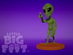 Little Alien in Full Color Sandstone
