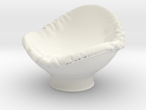 Chair, Rodica (Space: 1999), 1/30 in White Natural Versatile Plastic