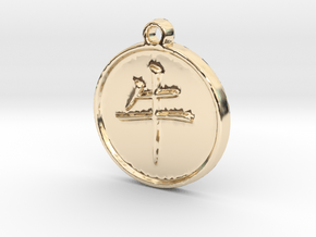 Ox - Traditional Chinese Zodiac (Pendant) in 14K Yellow Gold