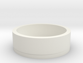 Betonblumenkübel rund DDR 1:120 in White Natural Versatile Plastic