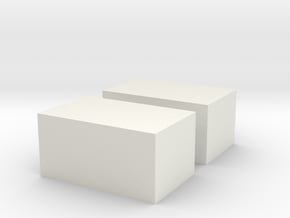 Strohballen Quader 1:120 in White Natural Versatile Plastic