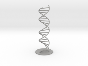 DNA Molecule Model Pedestal, Several Size Options in Aluminum: 1:10