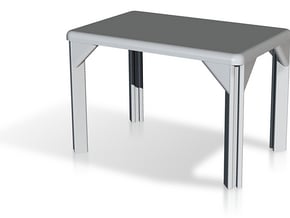 Table, Stadio 120, Rectangular (Space: 1999), 1/30 in White Natural Versatile Plastic