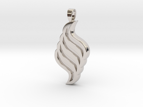 Jewelled Seas Untold Pendant in Rhodium Plated Brass