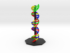 DNA Helix in Full Color Sandstone: Large