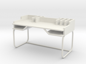 Desk, Type A (Space: 1999), 1/30 in White Natural Versatile Plastic