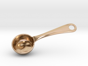 Ladle Keychain in 14k Rose Gold Plated Brass