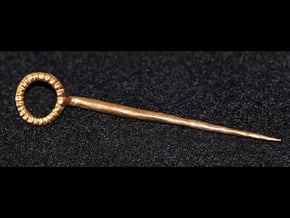 Virtually cast Atlantic Iron Age Pin - Finished  in Natural Bronze