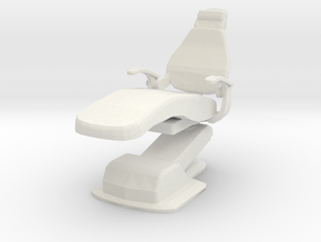 Medical Exam Chair A (Space: 1999), 1/30 in White Natural Versatile Plastic