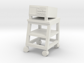 Diagnostic Monitor on Cart B (Space: 1999), 1/30 in White Natural Versatile Plastic