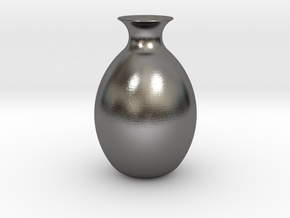 Vase 3d in Polished Nickel Steel