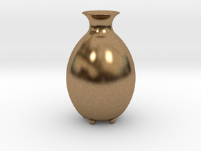 Vase "Bud" in Natural Brass