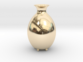 Vase "Bud" in 14K Yellow Gold