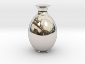 Vase "Bud" in Platinum