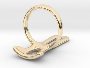 Trigger ring splint US ring size 12 in 14K Yellow Gold