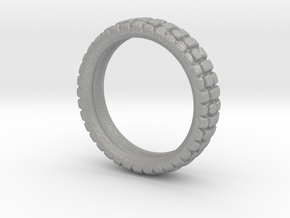 Knobby Tire Ring in Aluminum
