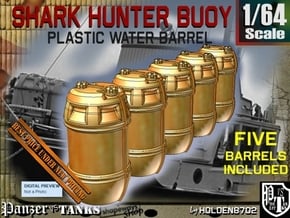 1-64 Shark Hunter Barrel in Tan Fine Detail Plastic