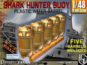1-48 Shark Hunter Barrel in Yellow Processed Versatile Plastic