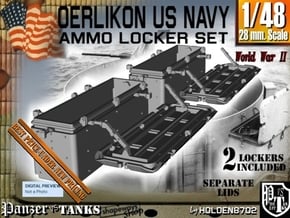 1/48 Oerlikon US Navy Ammo Locker Set 2 in Tan Fine Detail Plastic