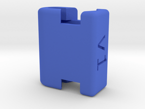 VikingHandle Parts - Slider v1 in Blue Processed Versatile Plastic