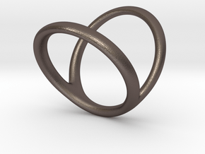 Ring Splint for j_vanmierlo in Polished Bronzed Silver Steel
