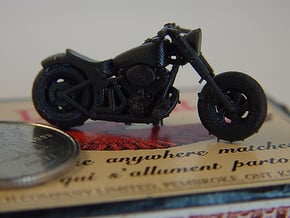 Harley Davidson Solo  1:87  - HO in Smooth Fine Detail Plastic