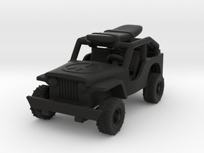 Jeep   1:87  HO in Black Natural Versatile Plastic
