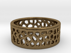 Cell Ring - Size 6 in Natural Bronze