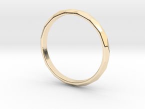 Audrey Hepburn's wedding ring  in 14k Gold Plated Brass: 11.5 / 65.25