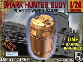 1-24 Shark Hunter Barrel in Black Natural Versatile Plastic