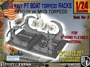 1-24 PT Torpedo Rack TypC WSF in White Natural Versatile Plastic