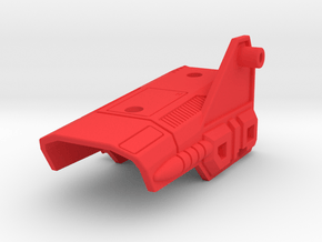 Mega Pretender Vroom sidecar/base in Red Processed Versatile Plastic