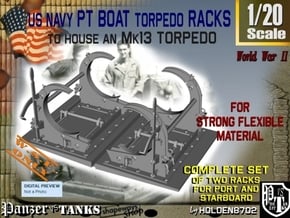 1-20 PT Torpedo Rack TypC WSF in White Natural Versatile Plastic